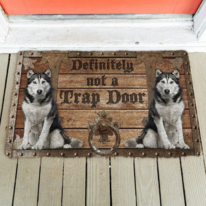 Bugybox 3D Definitely Not A Trap Door Husky Doormat