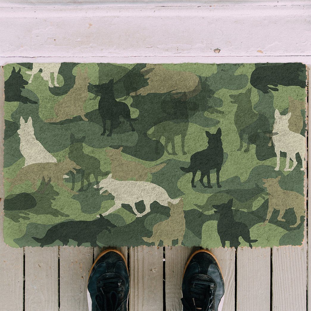 Bugybox 3D German Shepherd Camo Doormat