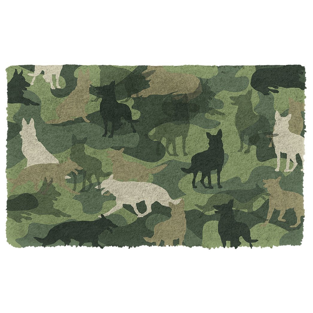 Bugybox 3D German Shepherd Camo Doormat