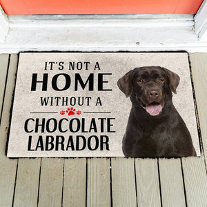 Bugybox 3D Its Not A Home Without A Chocolate Labrador Doormat