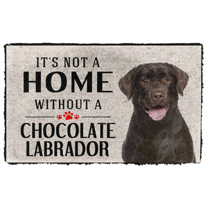 Bugybox 3D Its Not A Home Without A Chocolate Labrador Doormat