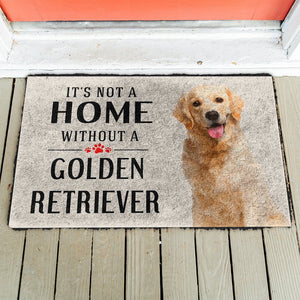 Bugybox 3D Its Not A Home Without A Golden Retriever Doormat
