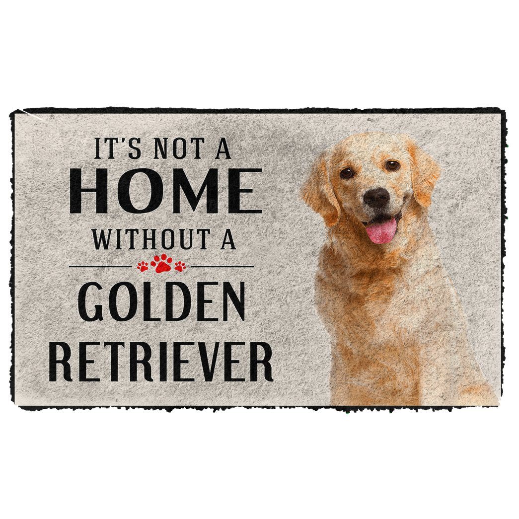 Bugybox 3D Its Not A Home Without A Golden Retriever Doormat