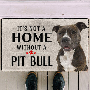 Bugybox 3D Its Not A Home Without A Pit Bull Doormat