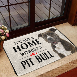 Bugybox 3D Its Not A Home Without A Pit Bull Doormat