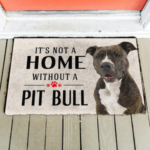 Bugybox 3D Its Not A Home Without A Pit Bull Doormat