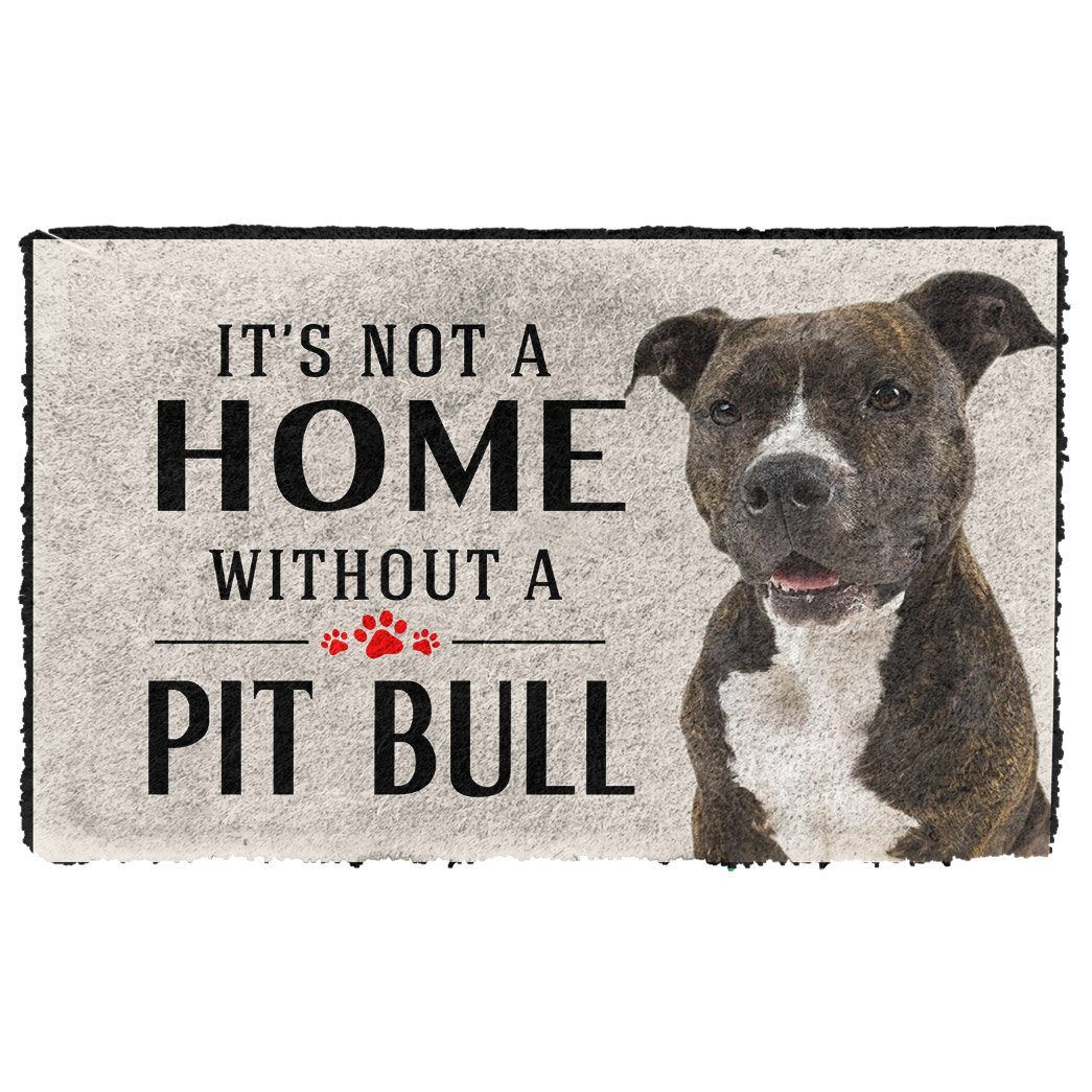 Bugybox 3D Its Not A Home Without A Pit Bull Doormat