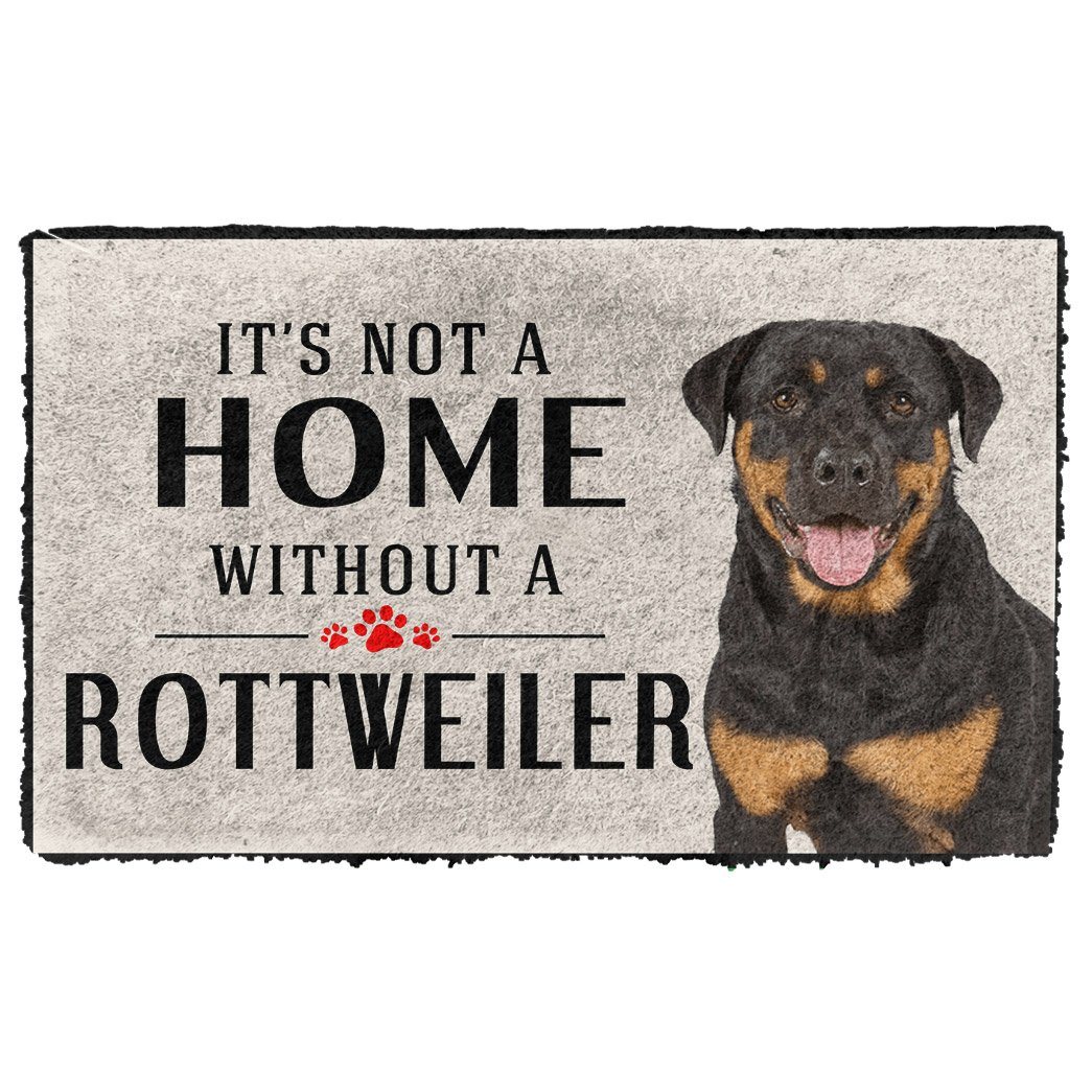 Bugybox 3D Its Not A Home Without A Rottweiler Doormat