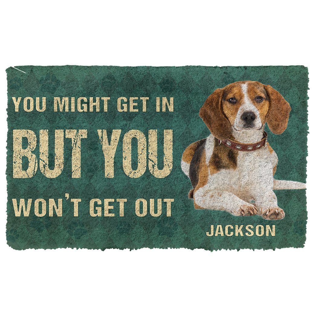 Bugybox 3D Keep Door Closed Beagles Dog Gender Doormat