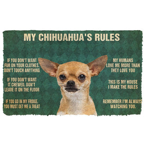 Bugybox 3D My Chihuahua's Rules Doormat