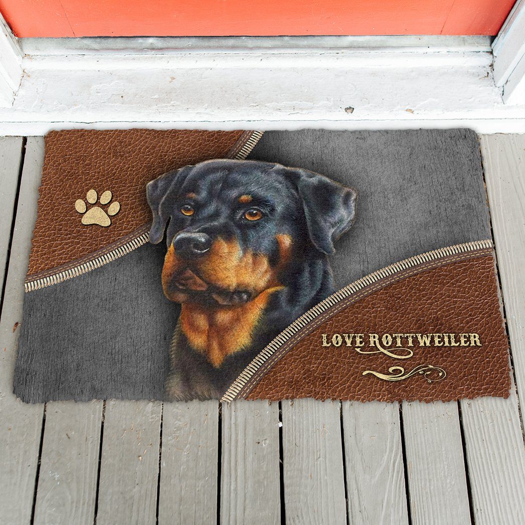 Bugybox 3D Rottweiler Doormat