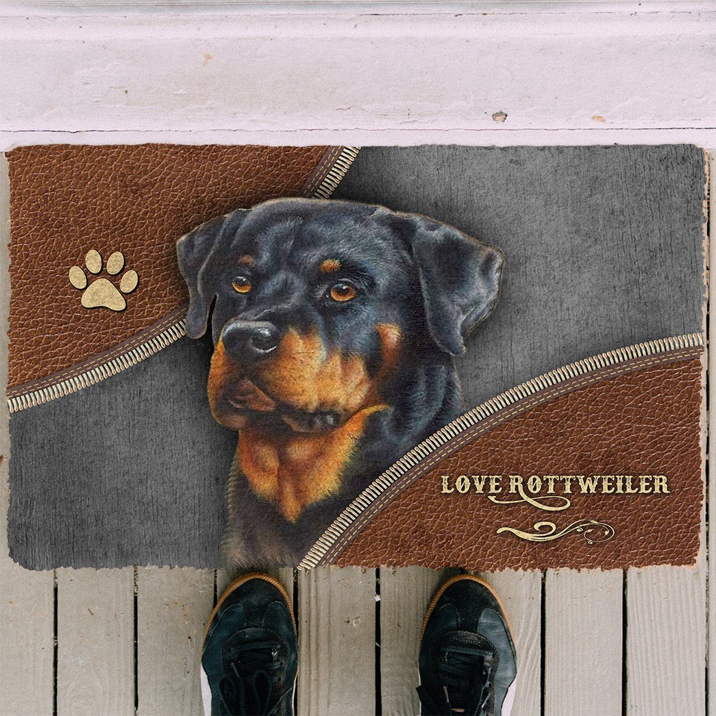 Bugybox 3D Rottweiler Doormat