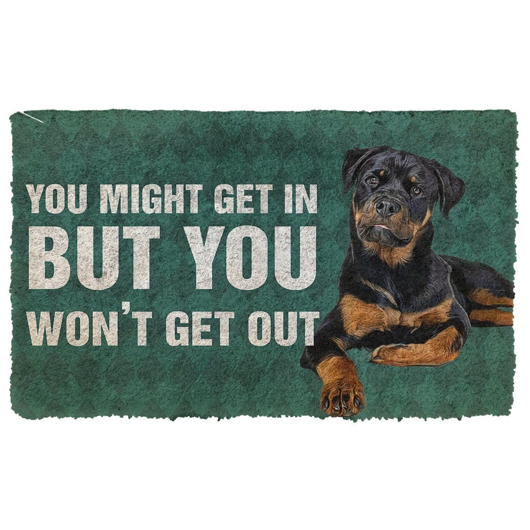 Bugybox 3D Rottweiler You won't get out Doormat