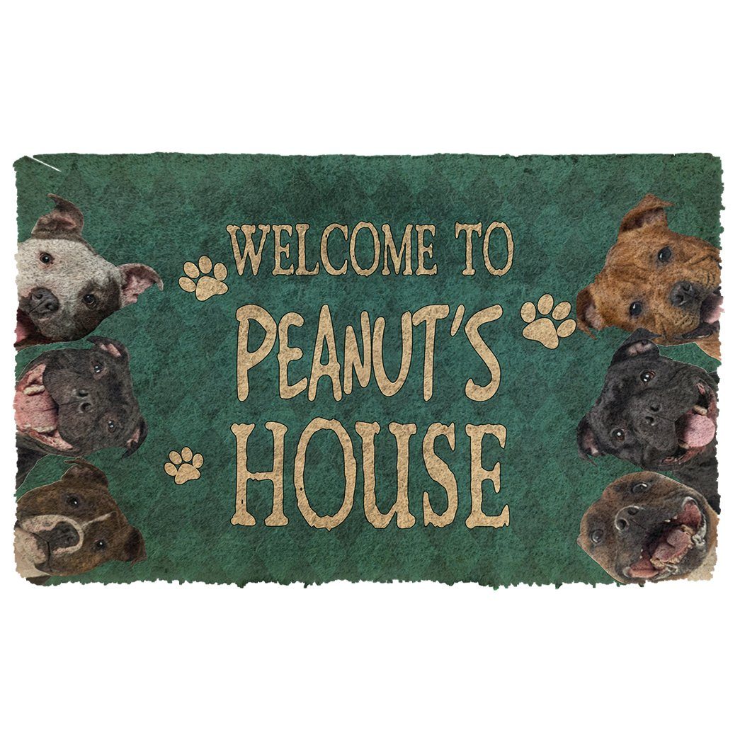 Bugybox 3D Staffordshire Bull Terrier Welcome You Doormat