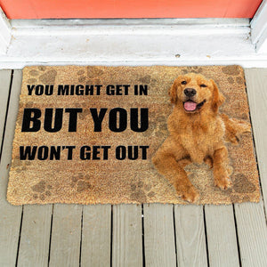 Bugybox 3D You Might Get In Golden Retriever Doormat