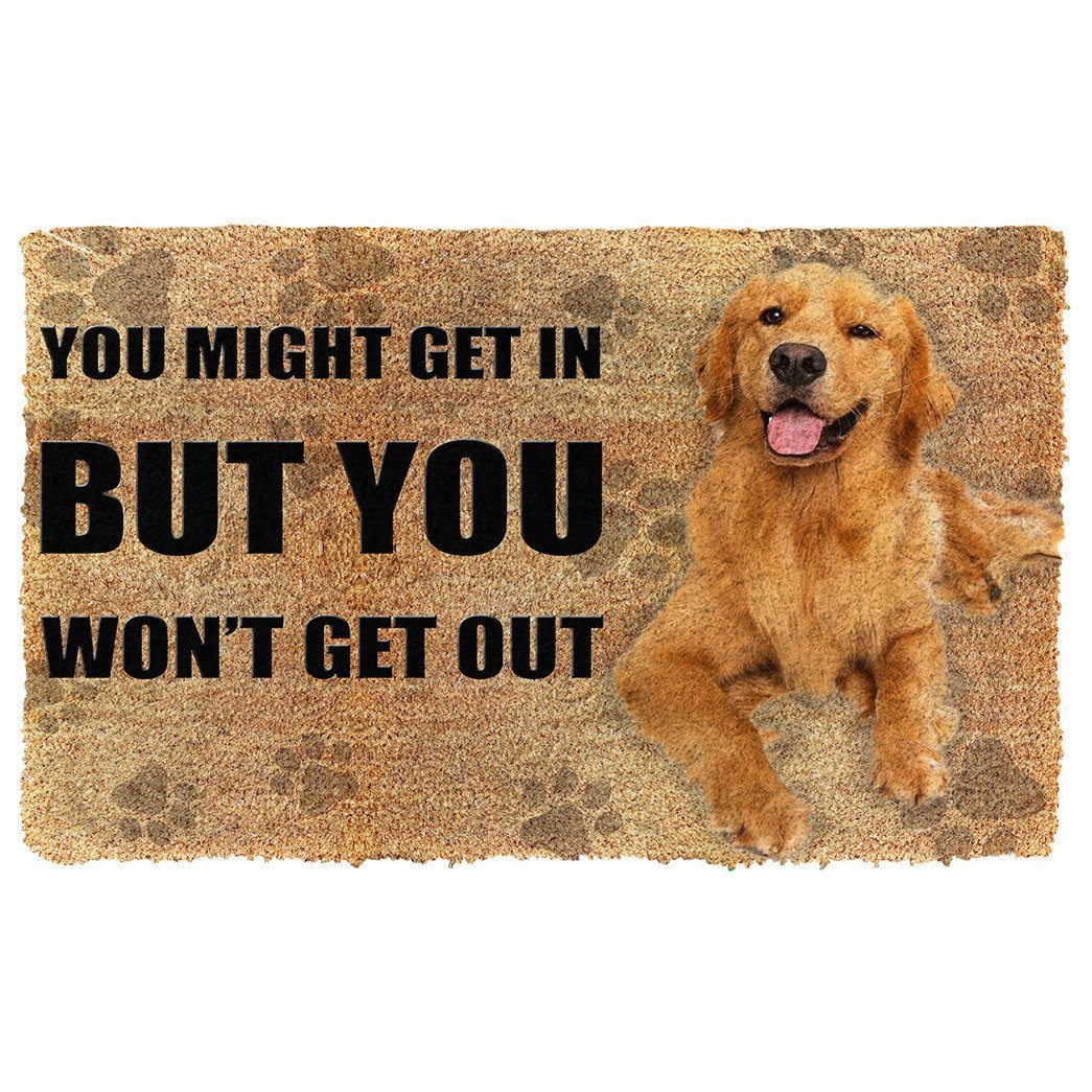 Bugybox 3D You Might Get In Golden Retriever Doormat