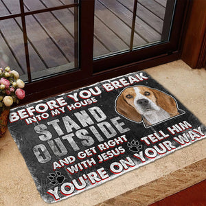 Bugybox 3D Beagle Before You Break Into My House Doormat
