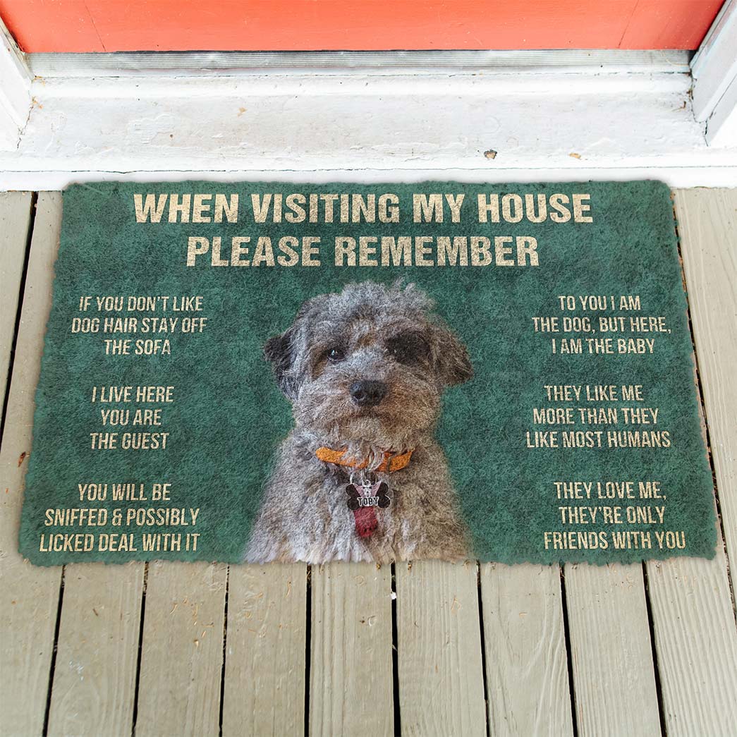 Bugybox 3D Please Remember Dog Doormat