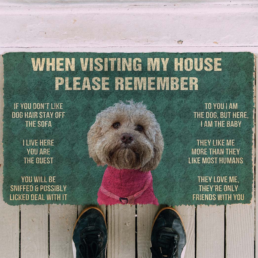 Bugybox 3D Please Remember Dog Doormat