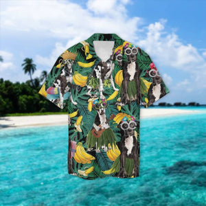 Great Dane Summer Leaves Hawaiian Shirt 2