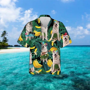 Great Pyrenees Leaves Hawaiian Shirt 2