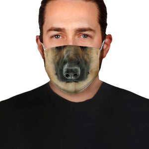 German Shepherd Face EZ01 Face Mask