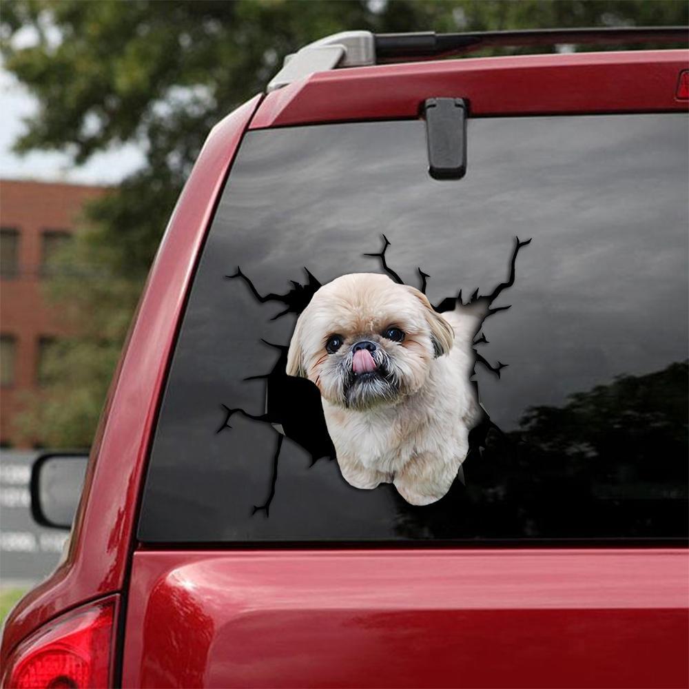 FUNNY SHIH TZU STICKER 2