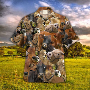 Gelbvieh Herd Hawaiian Shirt