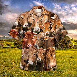 Limousin Herd Hawaiian Shirt