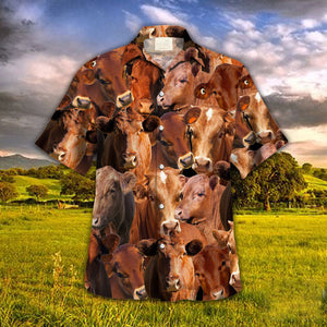 Red Angus Herd Hawaiian Shirt