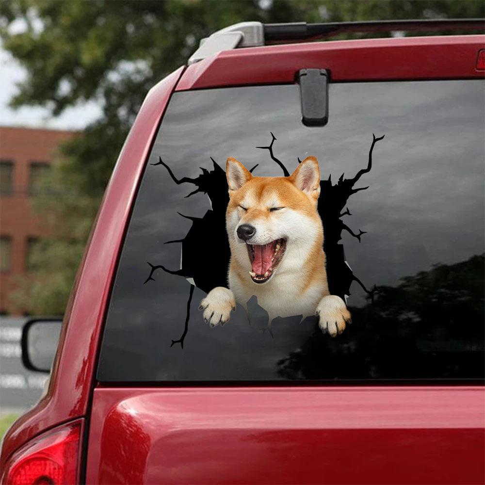 AKITA CRACK CAR STICKER 12