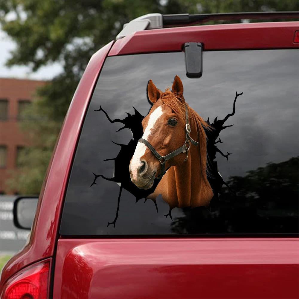 THOROUGHBRED HORSE CRACK STICKER CATTLE LOVER 1