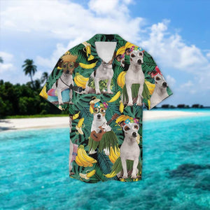 Jack Russell Terrier Summer Leaves Hawaiian Shirt 2