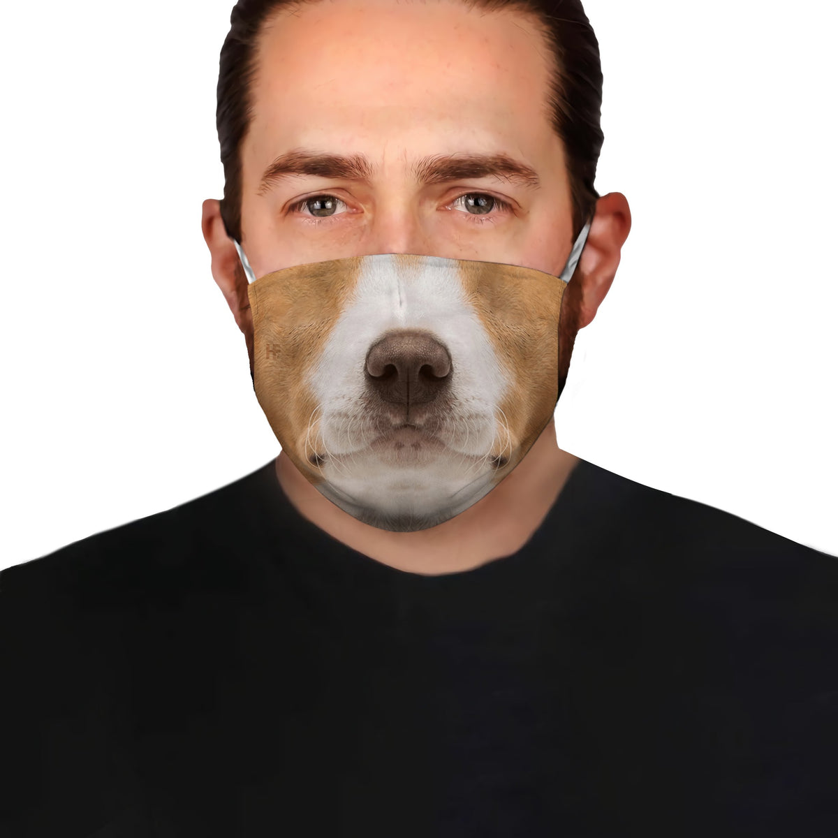 Jack Russell Terrier Face EZ01 Face Mask