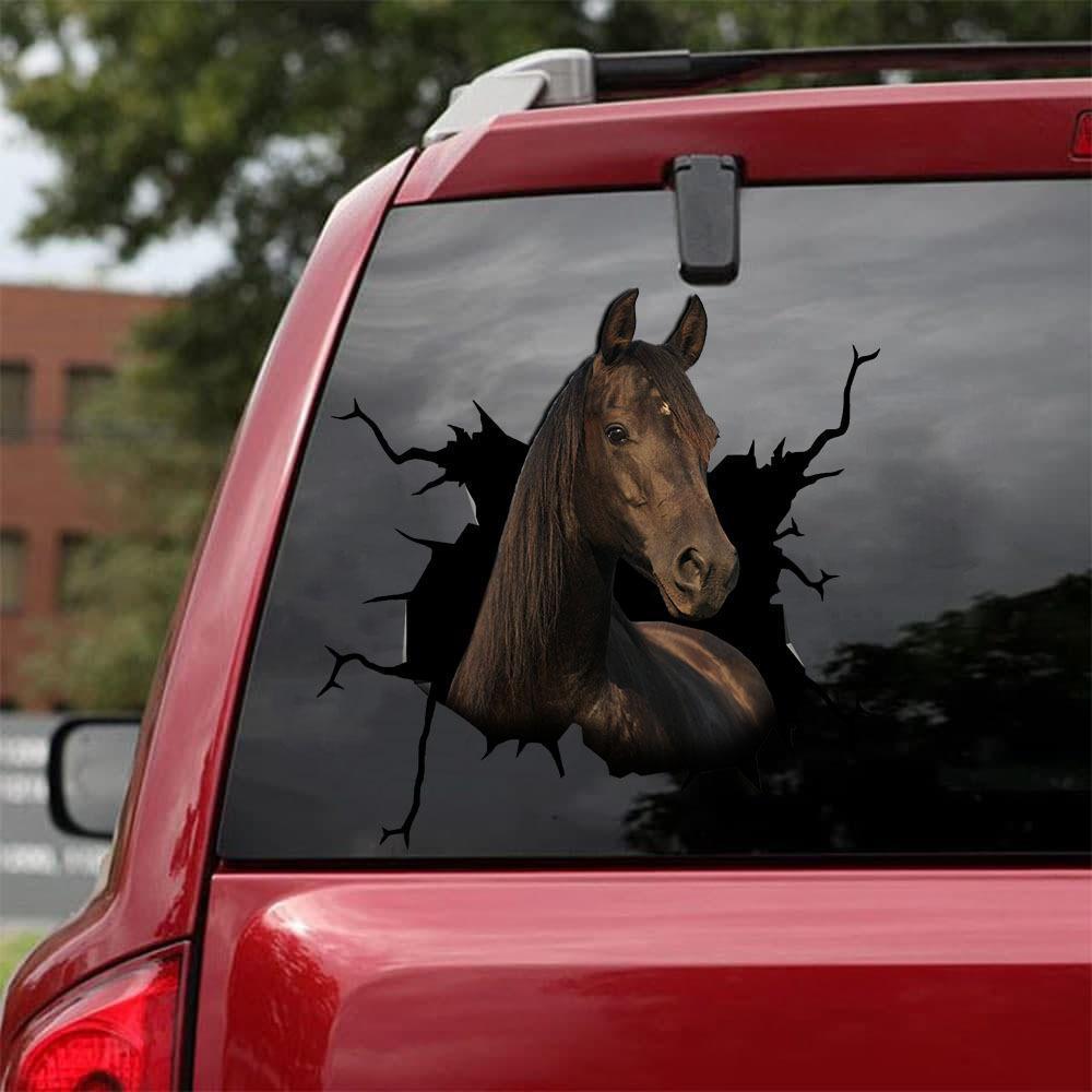 Horse Crack Car Sticker Cattle Lover (2)