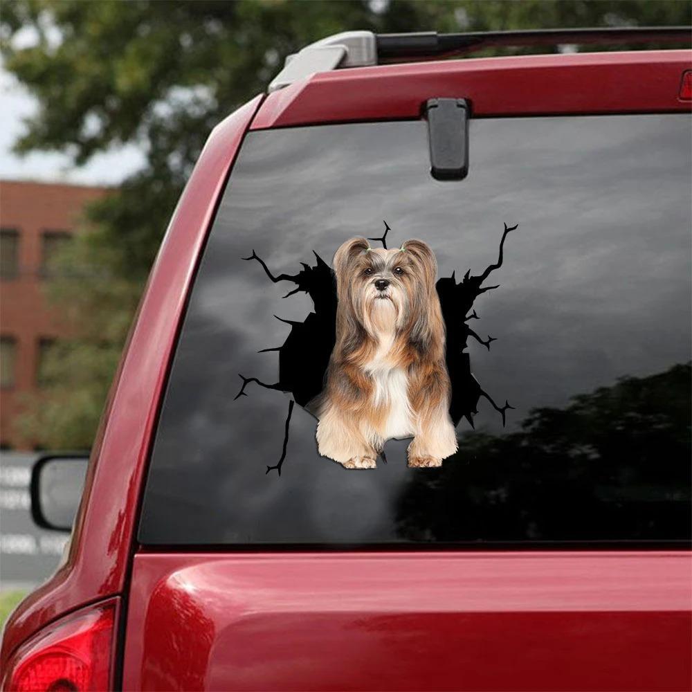 LHASA APSO CRACK CAR STICKER 7