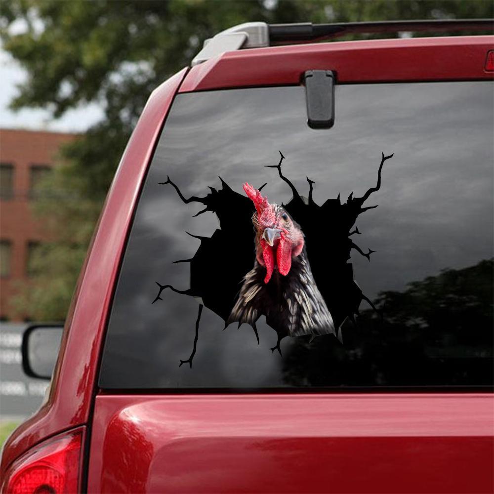 CHICKEN CRACK STICKER POULTRY LOVER 6