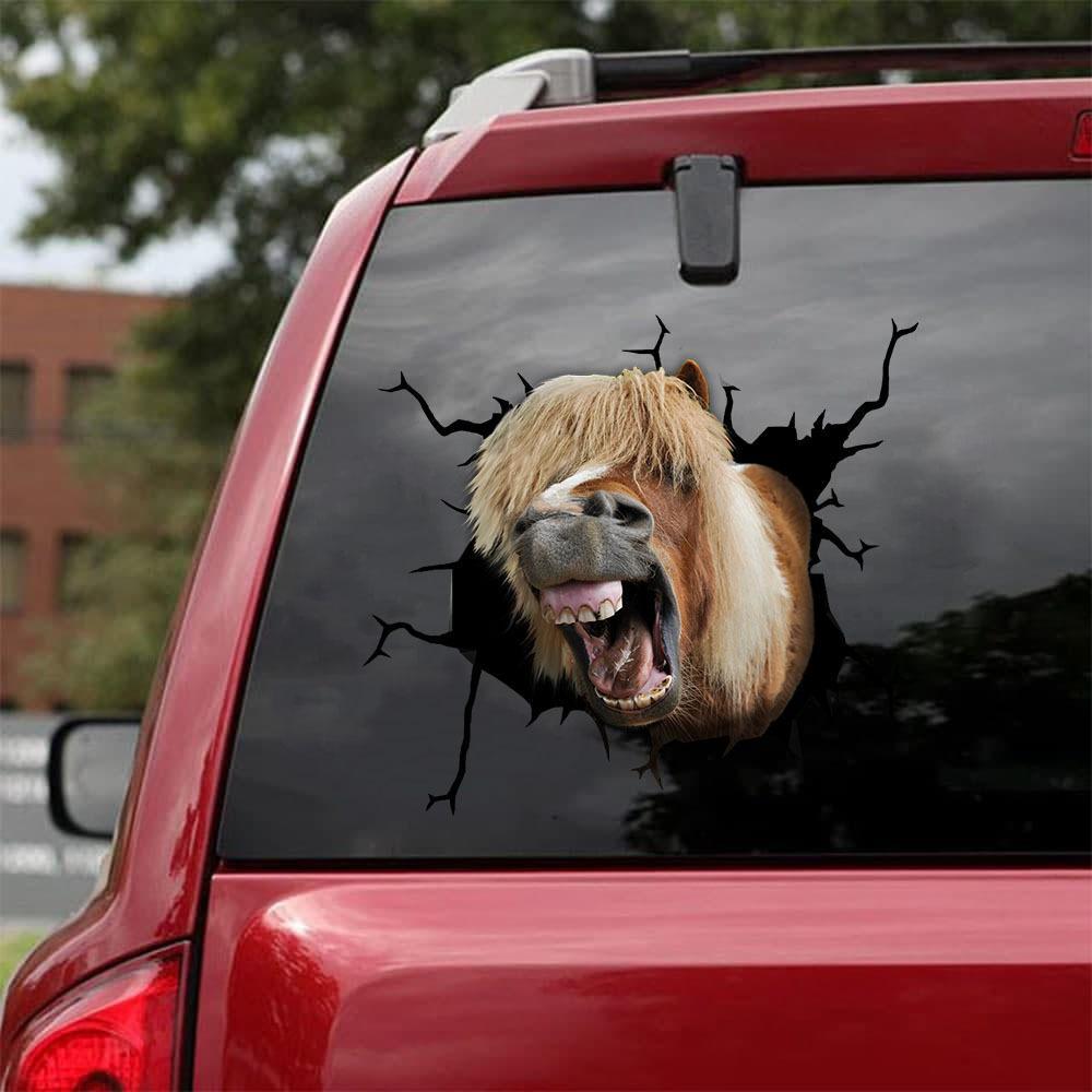 PONY HORSE CRACK STICKER CATTLE LOVER 2