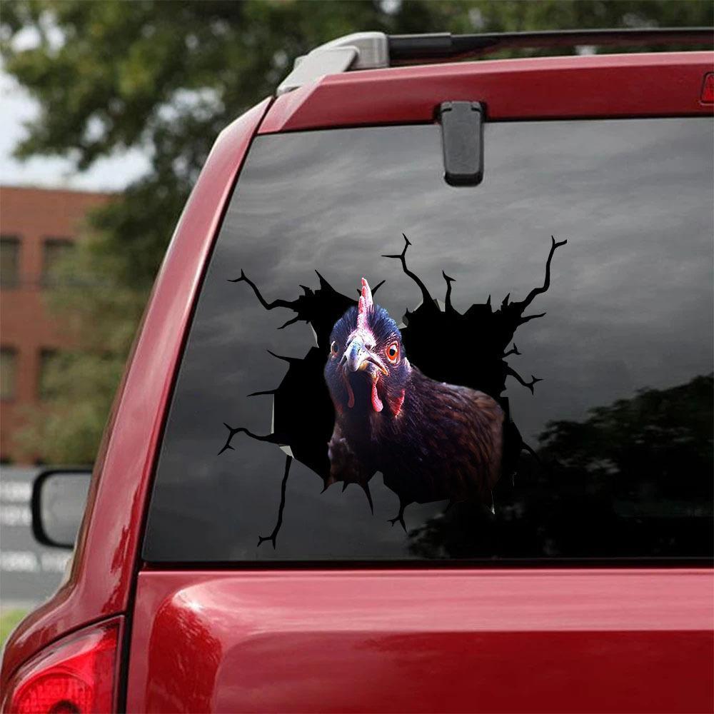 CHICKEN CRACK STICKER POULTRY LOVER 15