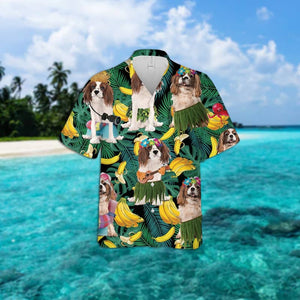 King Charles Summer Leaves Hawaiian Shirt 2