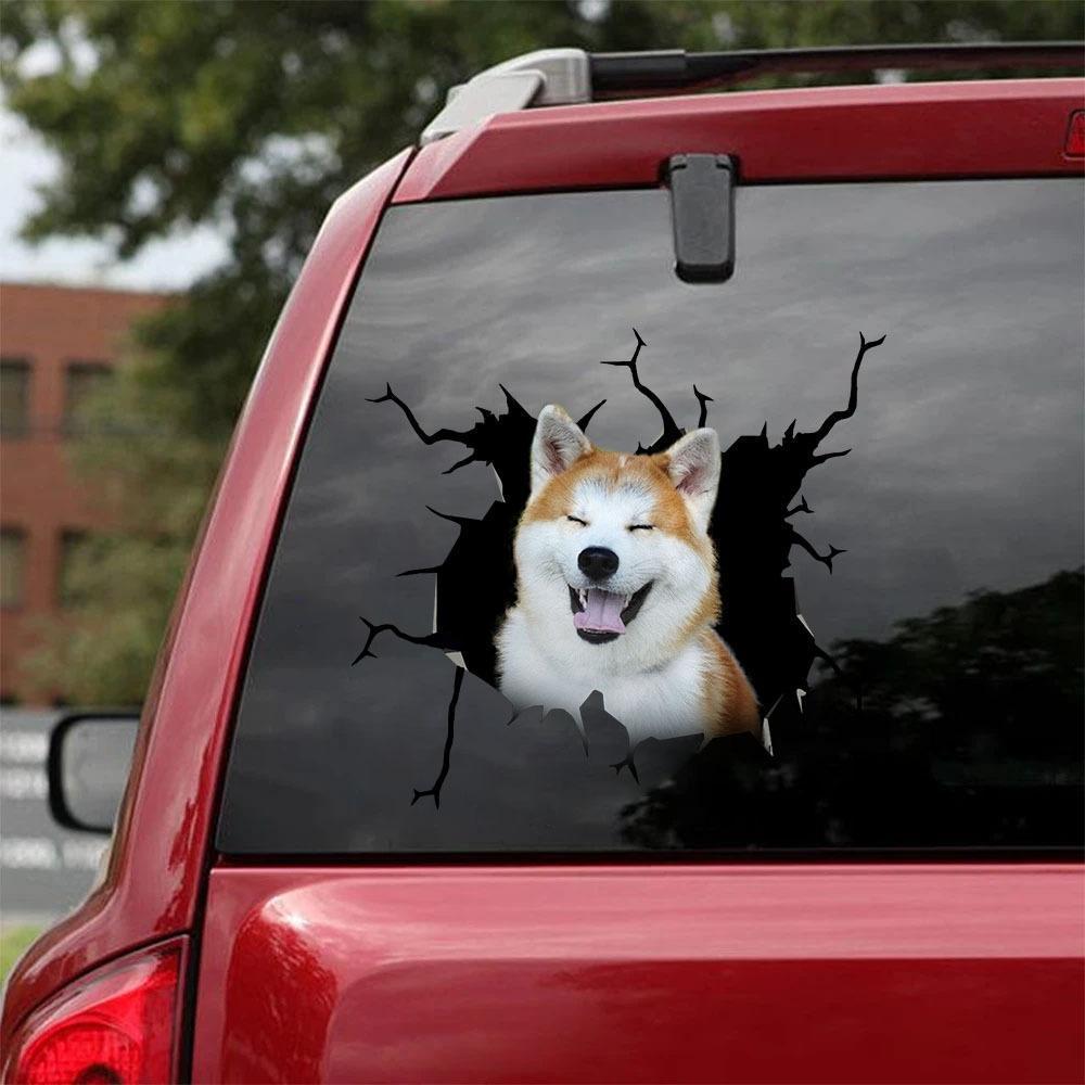 AKITA CRACK CAR STICKER 9