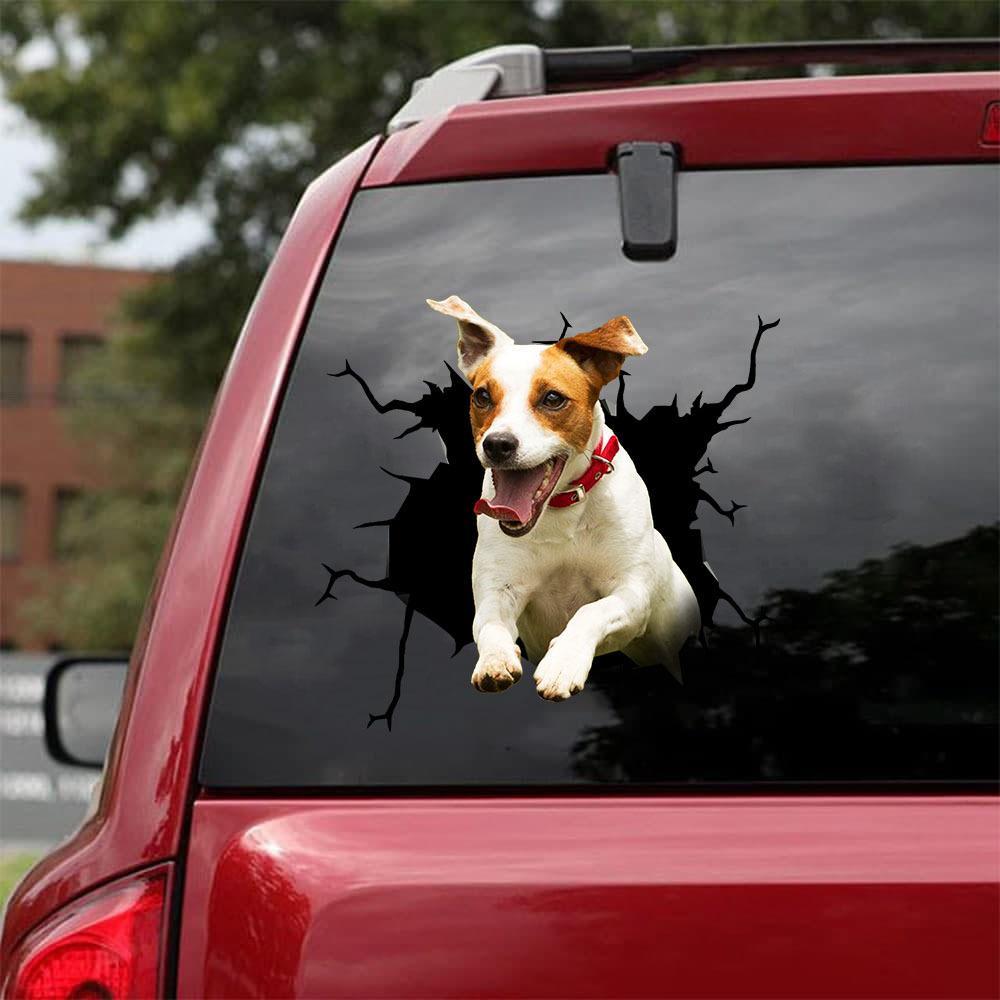 Beagle Crack Car Sticker, Toilet Sticker, Fridge Sticker 7