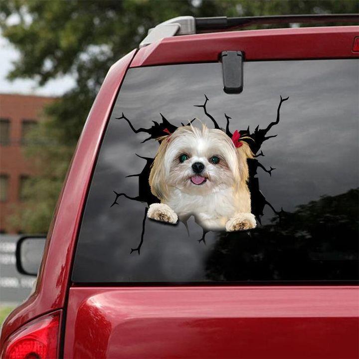 Shih Tzu Car Sticker 2