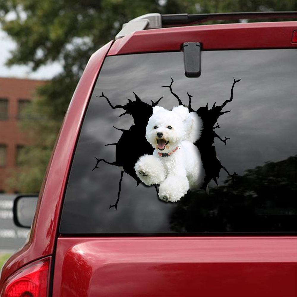 Funny Poodle 8 Car Sticker