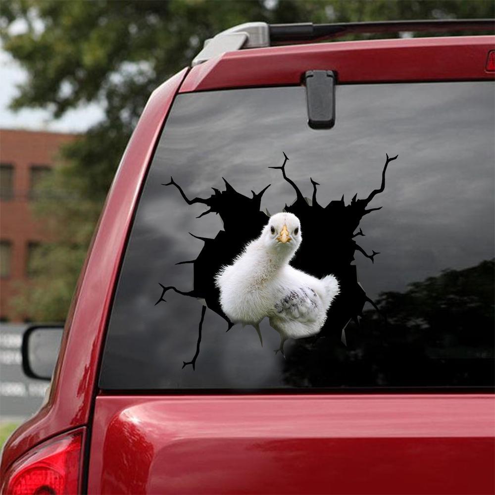 CHICKEN CRACK STICKER POULTRY LOVER 12