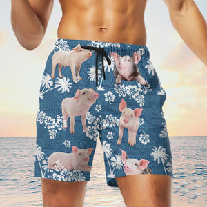 pig Blue Tribal Shorts