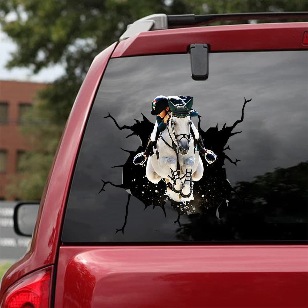 Horse Crack Car Sticker Cattle Lover (16)
