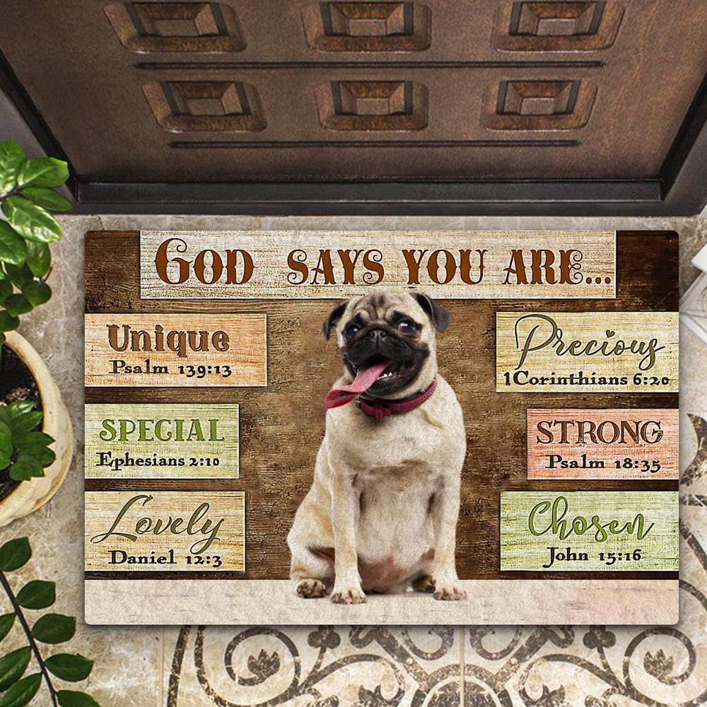 Pug3 God Says You Are Doormat