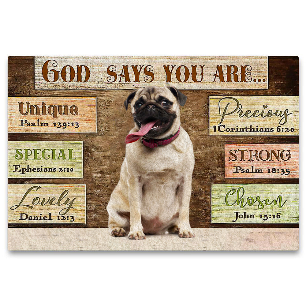 Pug3 God Says You Are Doormat