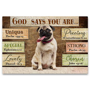 Pug3 God Says You Are Doormat